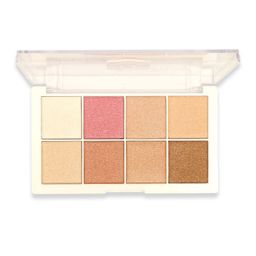 SHRYOAN Light Coverage Natural Finish Shimmer Highlighter Powder Palette 18g - Shade 1-12