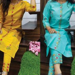 Polyster/Crepe fabric-Banita Voguish Women Kurta Sets-image-57