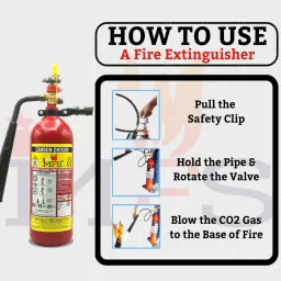 mfs CO2 Based 3 kg Fire Extinguisher Mount image 4