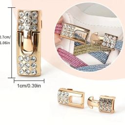 Auxmir No-Tie Elastic Shoelaces Buckles Shoelace Locks Clips Shoes Accessories Shoe Lace image 4