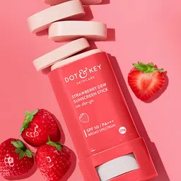 DOT & KEY Set of 2 Strawberry Dew On-the-Go SPF 50 Sunscreen Stick - 20g Each image 2