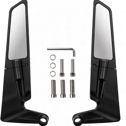 Manual Rear View Mirror For Yamaha, Honda, KTM, TVS, Universal For Bike Universal For Bike-17