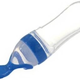 Useful Safety Silicone Baby Bottle With Spoon Food- Silicone-image-28