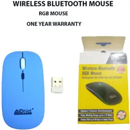 Sastaacha Wireless Mouse 2.4GHZ With Bluetooth 5.0 And USB Dongle Wireless Touch Mouse Wireless Touch Mouse with Bluetooth-18