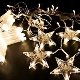 SPARK WORLD Yellow Star-Shaped String Lights image 3