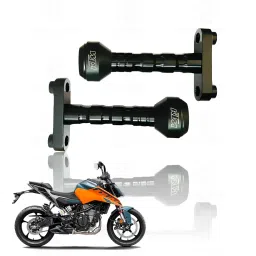Frame Slider Crash Protection Guard for KTM Duke Fits in Duke All Models (Black) Bike Crash Guard-image-13