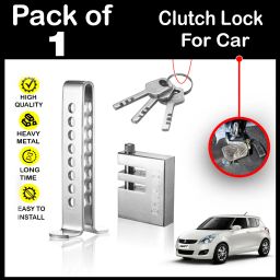 Brake Pedal Lock Anti Theft Clutch Lock for car Double Hook Double Protection Universal For All Wheeler Gear Lock-picture-12