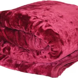 Self Design Single Mink Blanket for Heavy Winter-16