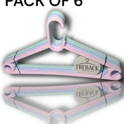 cloth hanger hangers for clothes Plastic Shirt Pack of 6 Hangers ForShirt-10