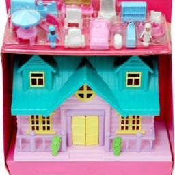Toy Funny House Play Set-Doll House Set Magic Slate for Kids Pen Doodle pad-22