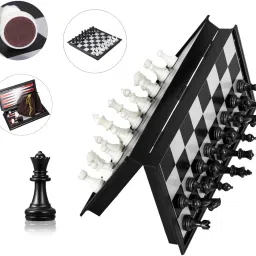 Magnetic Chess Board Game with folding and storage for travel Strategy & War Games Board Game Educational Board Games-picture-15