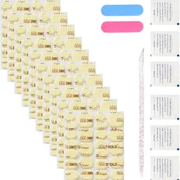 hannea Press On Nail Adhesive Tabs 240Pcs With Files Applicator And Alcohol Pads Set-picture-19
