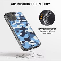 DailyObjects Multi Colored Printed  Camouflage Aquatic iPhone 13 Phone Case image 2