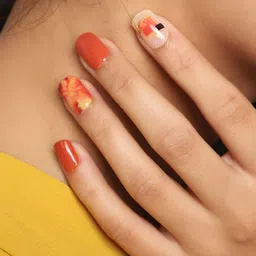 LICK 30 Pcs Square Shape Artificial Nails Extension With Application Kit - LKB-88-56 image 4