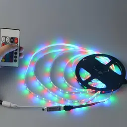 SPARK WORLD Red & Blue Rice Shape String Lights image 4