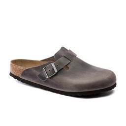 Birkenstock Unisex Boston Soft Footbed Leather Regular Width Clogs-29