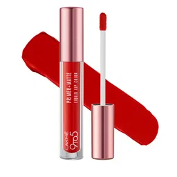 Lakme 9to5 Primer + Matte Liquid Lip Color 4.2 ml - Driven Red MR2 image 2