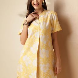 Anouk Women Floral Printed A-Line Above Knee Dress-23