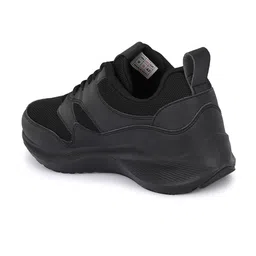 OFF LIMITS Men Black Mesh Memory Foam Non-Marking Sports Shoes image 4