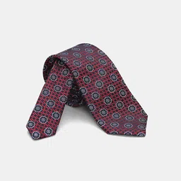 Blackberrys Printed Tie With Pocket Square And Cufflink Combo image 2