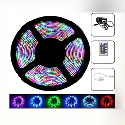 SPARK WORLD Blue & Pink LED String Lights image 3