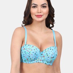 Amour Secret Pack Of 3 Polka Dots Printed Lightly Padded Full Coverage Non-Wired Bra image 4