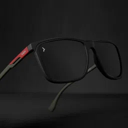 Eyewearlabs Unisex Rectangle Sunglasses with Polarised Lens ELKASKenC2 image 2