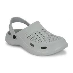 AfroJack Men Grey Self Design Croslite Clogs image 3