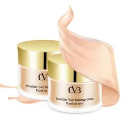 CVB Invisible Fluid Makeup Base Oil-Free Foundation 50 ml - White Ivory 01 image 3