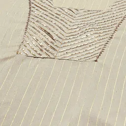 Rangriti Striped Thread Work Kurta with Palazzos & With Dupatta image 5
