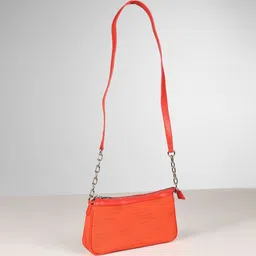 Allen Solly Woman Colourblocked PU Structured Shoulder Bag with Quilted image 5