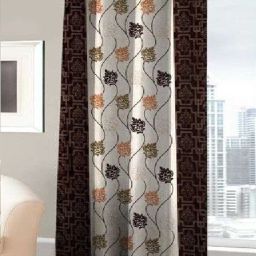 153 cm (5 ft) Polyester Semi Transparent Window Curtain Single Curtain-image-38