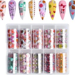 10 Rolls Nail Foil Nail Art Foil-image-16