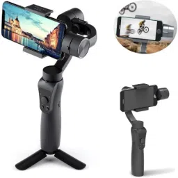 ZEPAD 3 Axis Handheld Smartphone Gimbal Stabilizer, Zoom Capability, Object Tracking, Video Edit & Share Support, Action Camera Support, 8 Hours Battery Life 3 Axis 3 Axis Gimbal for Camera, Mobile image 2
