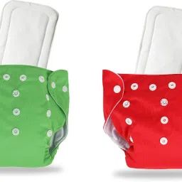 Baby Reusable Cloth Diaper Nappies With Layered Microfiber Insert Pad-27