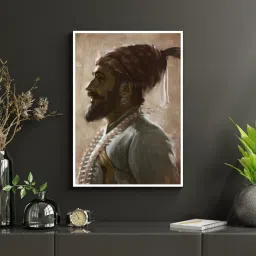 chatrapati shivaji maharaj Digital Reprint 19 inch x 13 inch Painting-2
