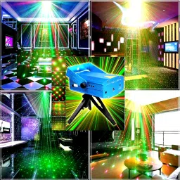 Multi DOT Pattern Laser Disco Light Projector Stage Lighting for Party & Diwali Dual Disco Ball-40