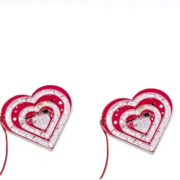 25 LEDs 0.05 m Red Color Changing, Flickering, Steady Heart Rice Lights-image-52