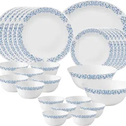 Pack of 27 Opalware Ivory Royale Arch 27 Pcs Dinner Set-image-27