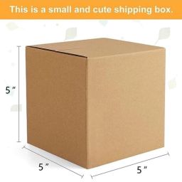 Triple Wall Carton Cardboard Zyrah L=5 W=5 H=5 CorrugatedBox Pack of 50-Ideal for Shipping,Moving,and Storage Packaging Box-4