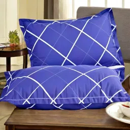 LUXURY Polyester Fibre Solid Sleeping Pillow Pack of 2-image-95