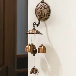 RIZZLER Windchime for Positive Vibrations Energy Flow at Home, Office, Garden . Iron Windchime-image-87