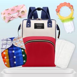 Reusable Cloth Diaper for Baby & Maternity Backpack Cloth Diaper Inserts Baby Diaper Bag-BE2449-image-97
