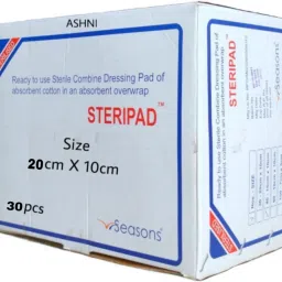 Steripad for Dressing Sterilised Gauze pad 20cmx10cm 30pcs Sterile Gauge Roll-image-9