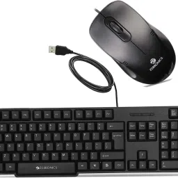 ZEBRONICS Zeb-K20 Wired Keyboard and ZEB-Power Plus Wired Optical Mouse Combo Set-5