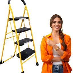 4 Step Steel Ladder for Home With Anti Skid shoes Steel Ladder-76