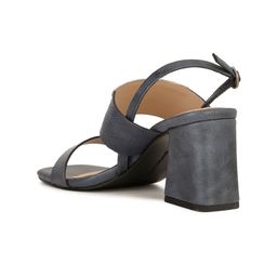 Bata Textured Open Toe Block Heels With Buckle Closure image 3