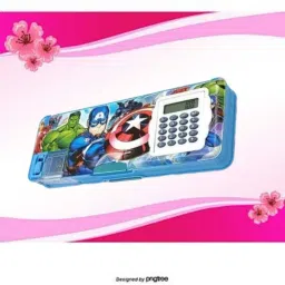 School Compaas Box Two Type Art Plastic Pencil Box-image-31