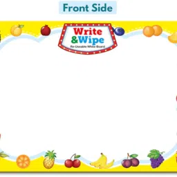yuiop - Write & Wipe - Re Usable White Board - Fruits Activity - Learning For Kids image 2