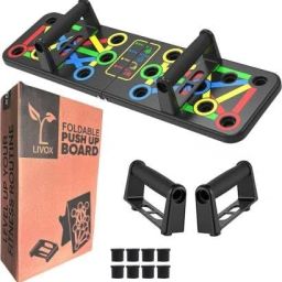 ESPEE Foldable Push-Up Board 14 in 1 Multi-Function PushUp Exercise Men Home Ab Exerciser-13